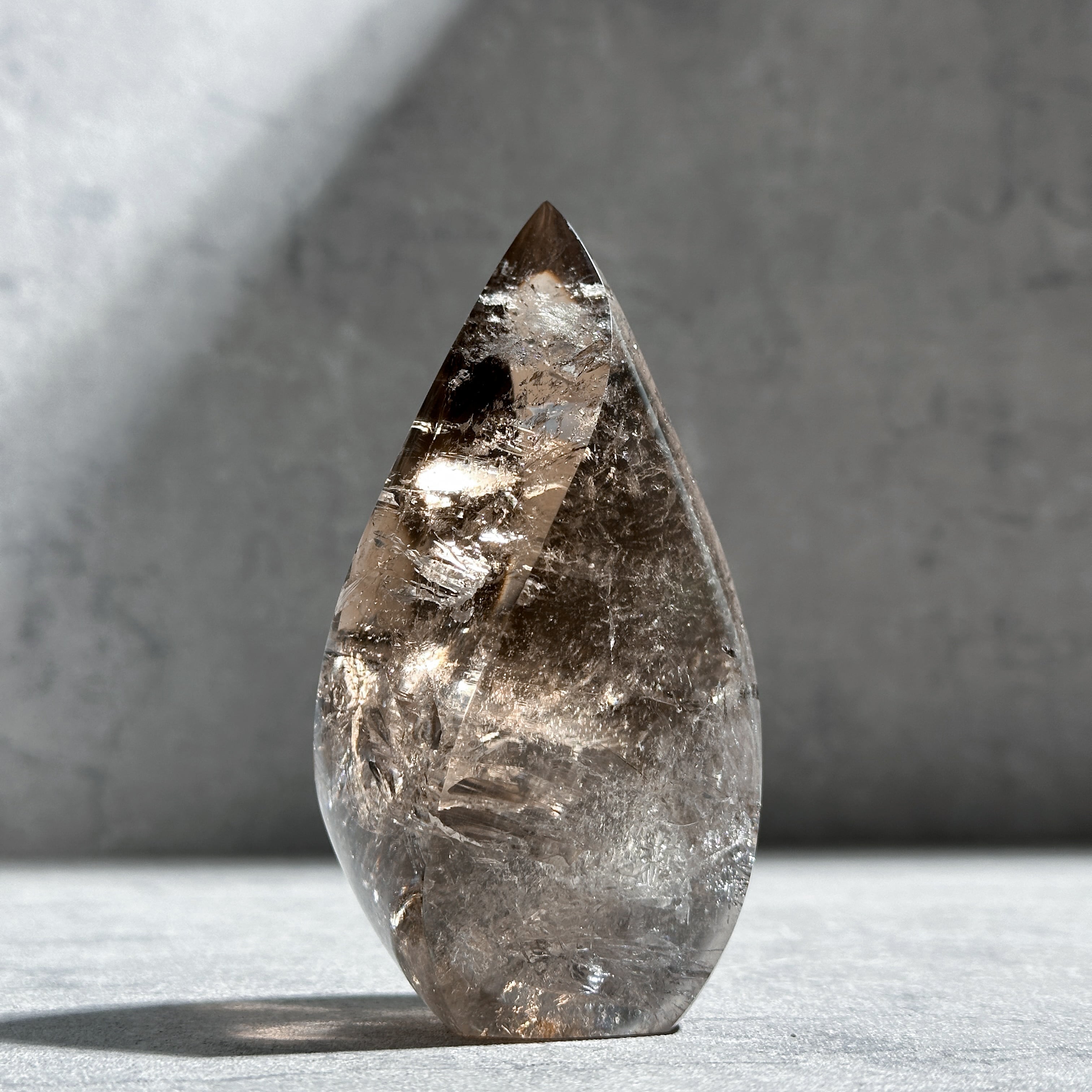 ミナスジェライス産スモーキークォーツ  フレイム型 02◇Smoky Quartz ◇  天然石・鉱物・パワーストーン