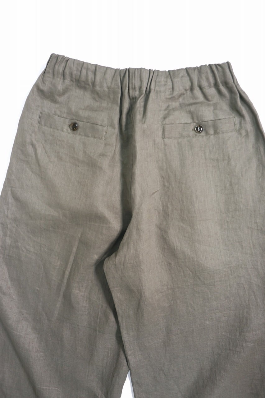 French Linen Wide Easy Pants