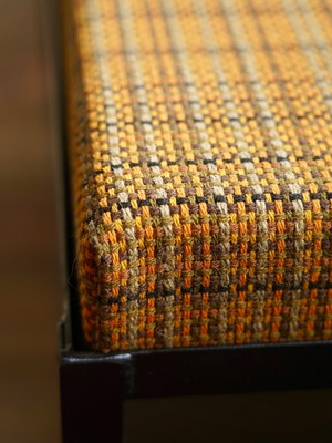 IRON FABRIC BENCH