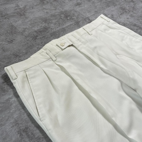 90s BALENCIAGA SPORTS ホワイト ツータック slacks 詳細写真2