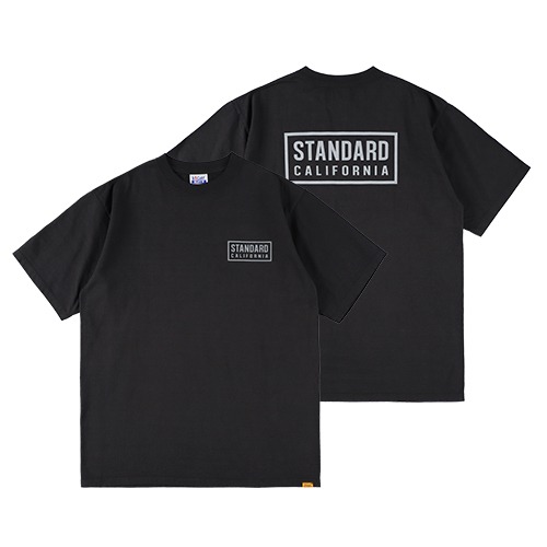 STANDARD CALIFORNIA スタンダードカリフォルニア SD Heavyweight Box Logo Tシャツ ブラック