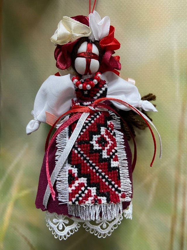 UA.Designer手作りモタンカ 12cm（ウクライナの御守り）