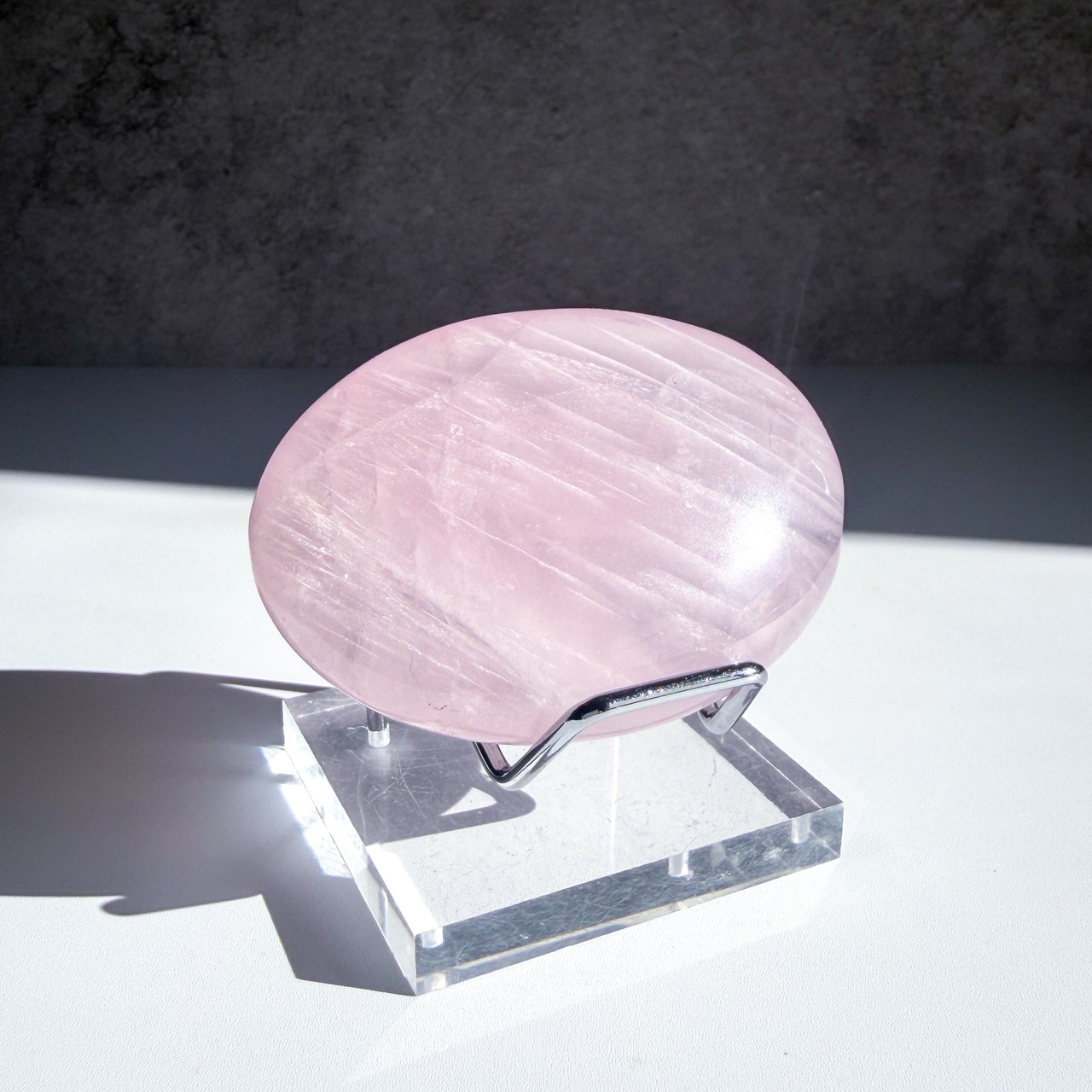 ローズクォーツ パーム ＊ Rose Quartz ＊ 天然石