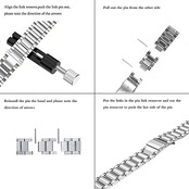 バンド 対応 Compatible for Fitbit Charge 6/Charge 5 金属ステンレス製の交換用ストラップ 交換ベルト (銀)