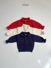 〖取寄〗韓国子供服 / 26winter / Digreen / ロエルニットジップアップ / キッズ / 冬服 *S~2XL*