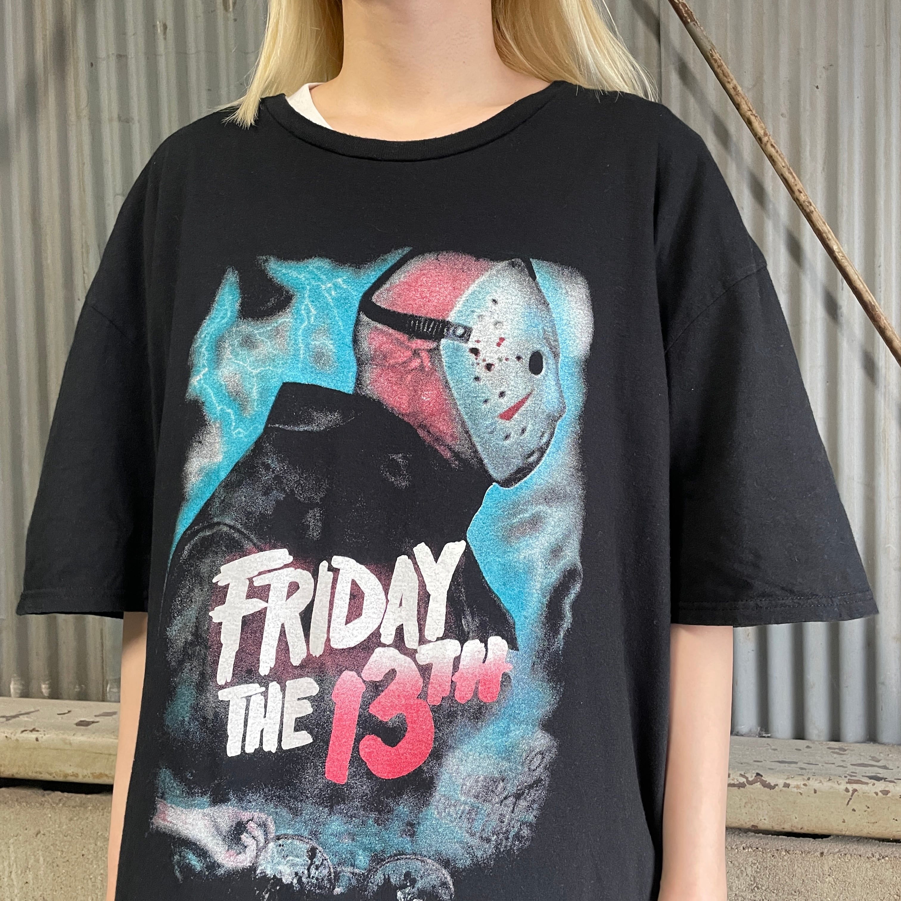 Friday the 13th 00s ジェイソン XL シャツ 黒 ブラック