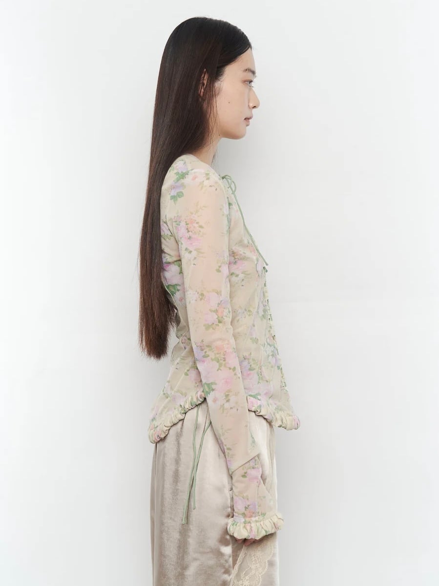 26SS】POOLDE プールデ / AIR TRIM TOP BLOOM / トップス | TRENT online