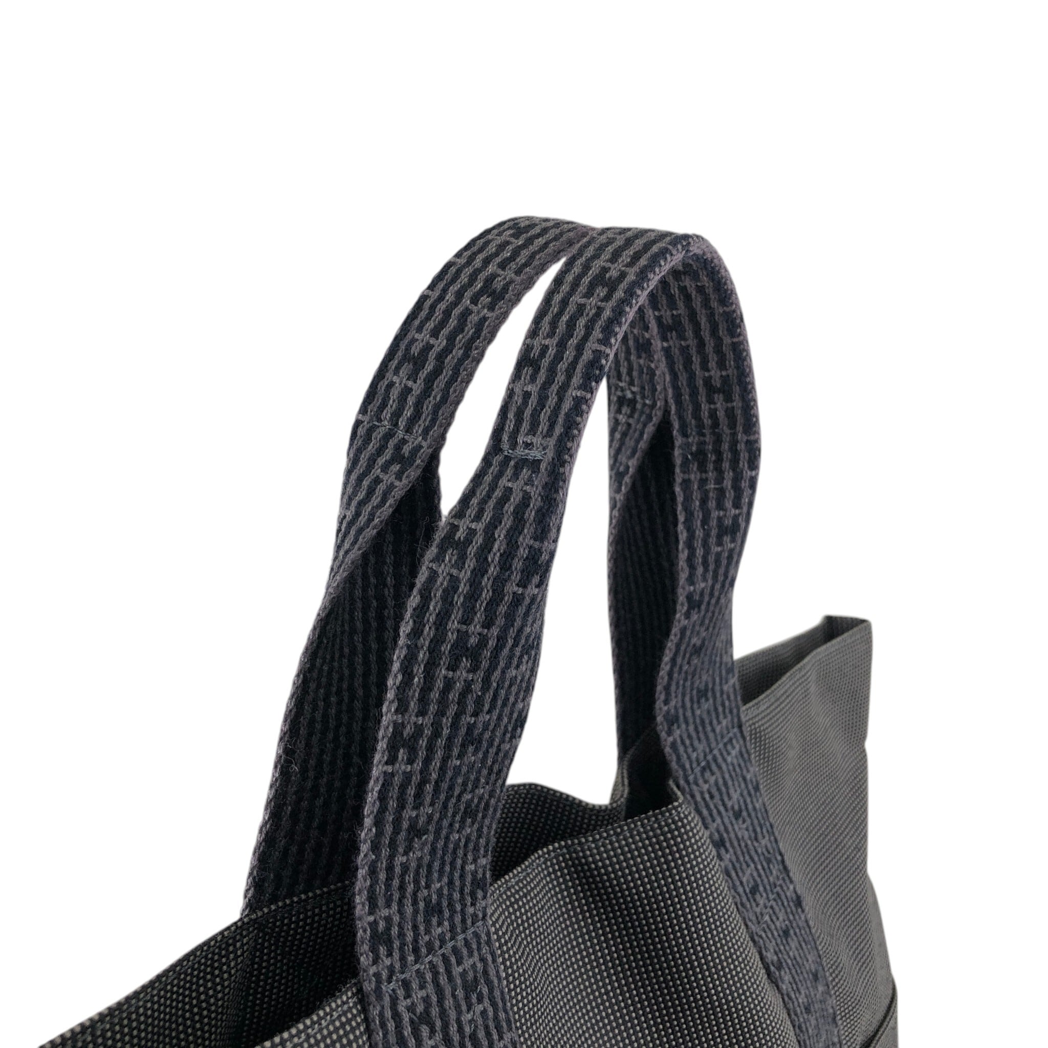 HERMES エルメス エールライン トートバッグ グレー キャンバス