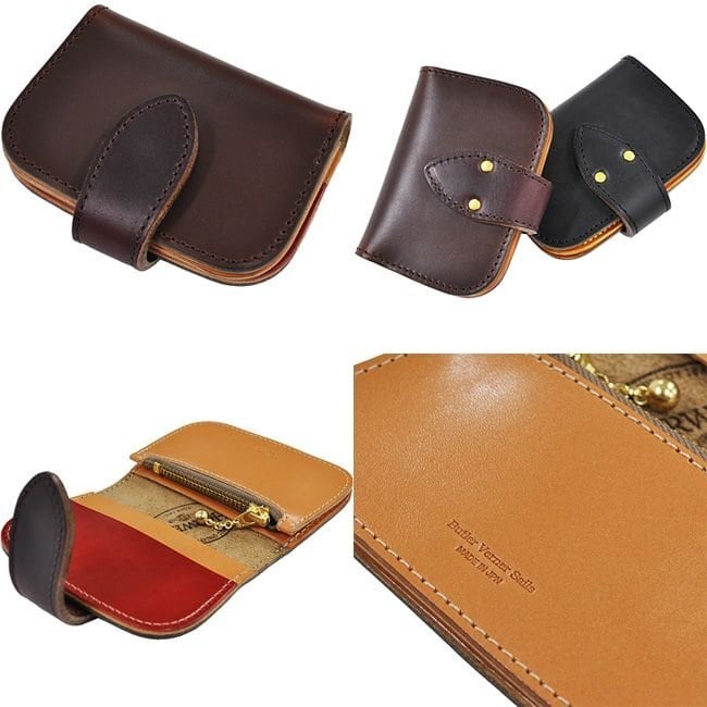 Butler Verner Sails(バトラーバーナーセイルズ) HORWEEN牛革ミニウォレット Butler Verner Sails バトラーバーナーセイルズ HORWEEN牛革ミニ