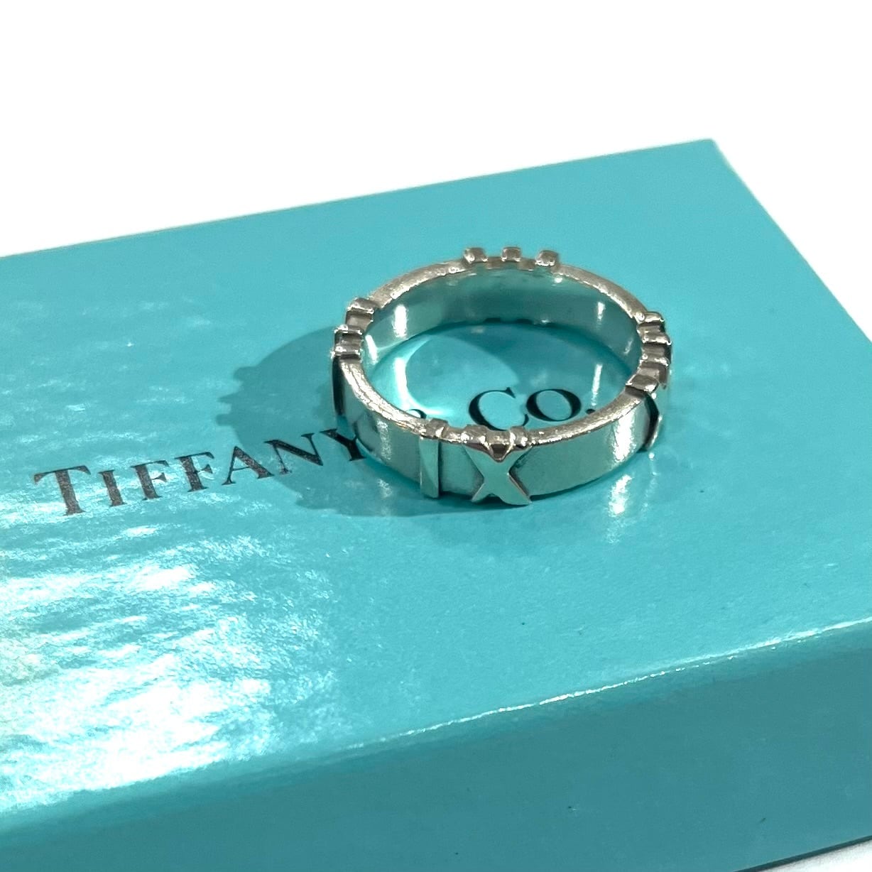 TIFFANY&CO.】【14号】2501 ティファニーアトラスリング指輪 2006年