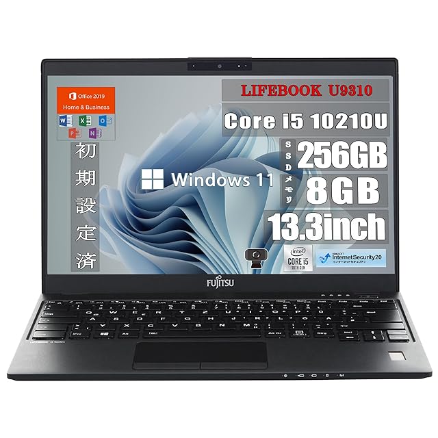 整備済み品】 富士通ノートパソコンoffice搭载 windows11，lifebook