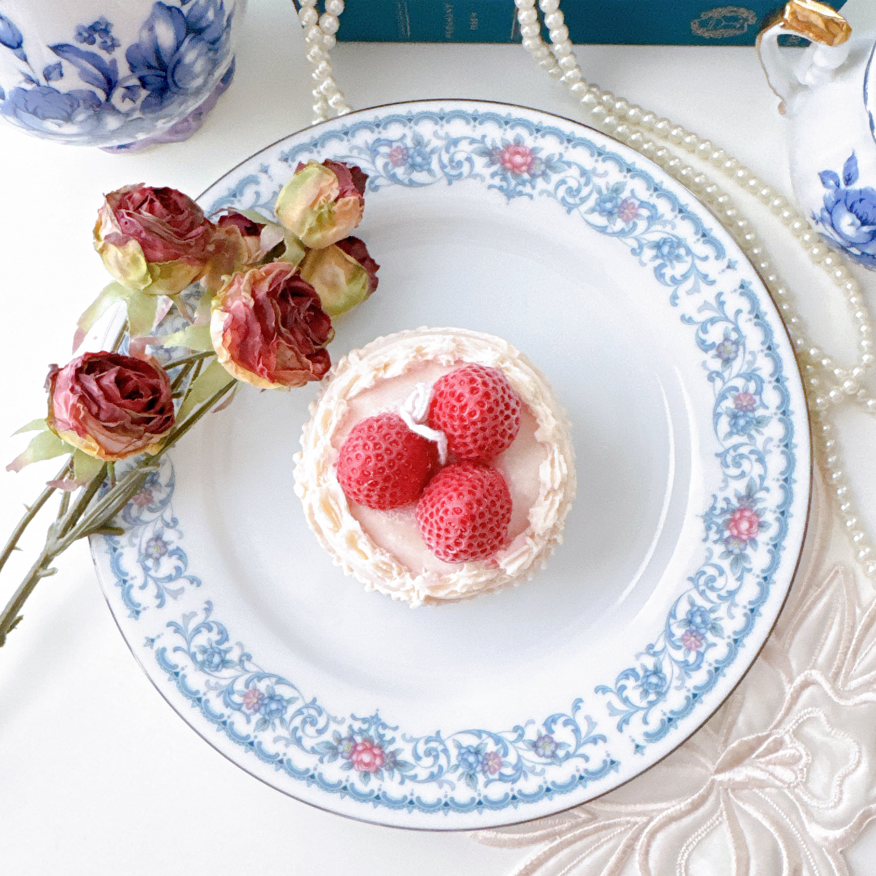 ビンテージ】Noritake ノリタケ ロマンブルー プレート | piéce antique
