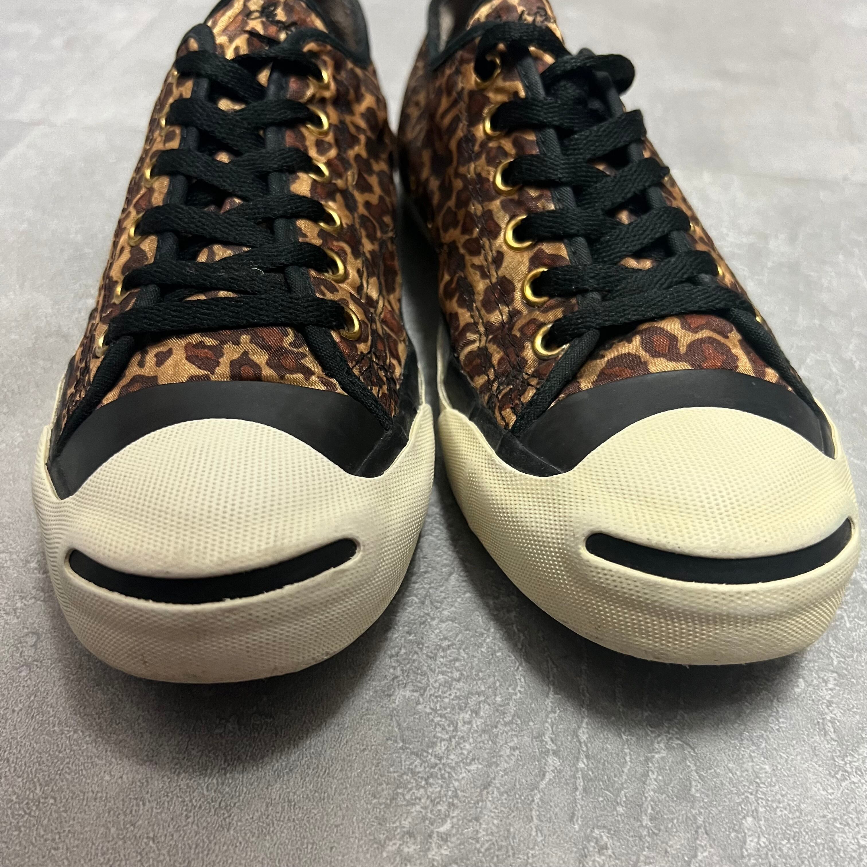 00's Converseコンバースジャックパーセルレオパード豹柄25.5cm 00's Converseコンバースジャックパーセルレオパード豹柄25.5cm