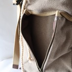 【Deadstock Item】バックパック / Top-flap Draw Backpack / アッシュグレー&ネイビー×バーガンディ・ボトム