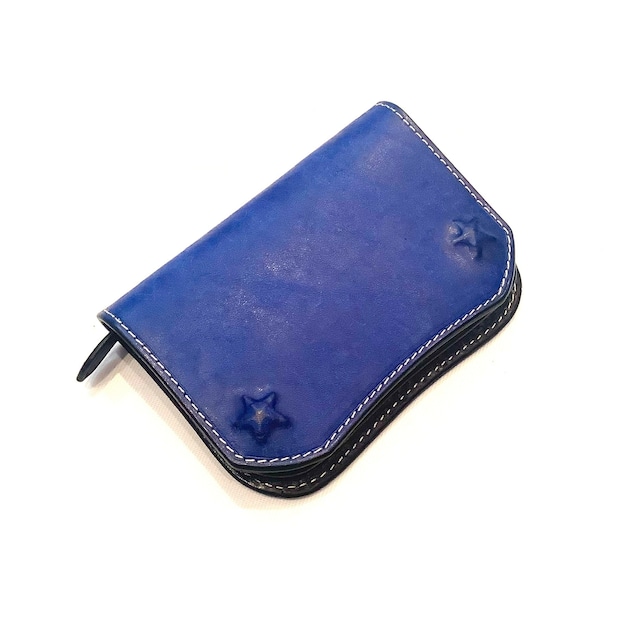Groover Leather グルーバーレザー　GTS-100　short tracker wallet mini　ブラスボタンタイプ　モスグリーン