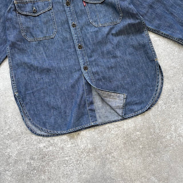 LEVI'S】Made in Hong Kong 90s リーバイス 香港製 長袖シャツ デニム