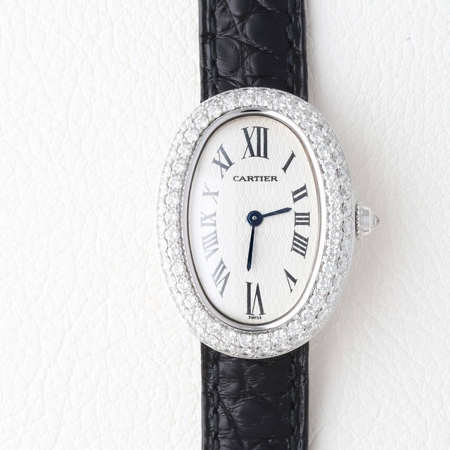 カルティエ ベニュワール SM WG ベゼル 純正 ダイヤモンド