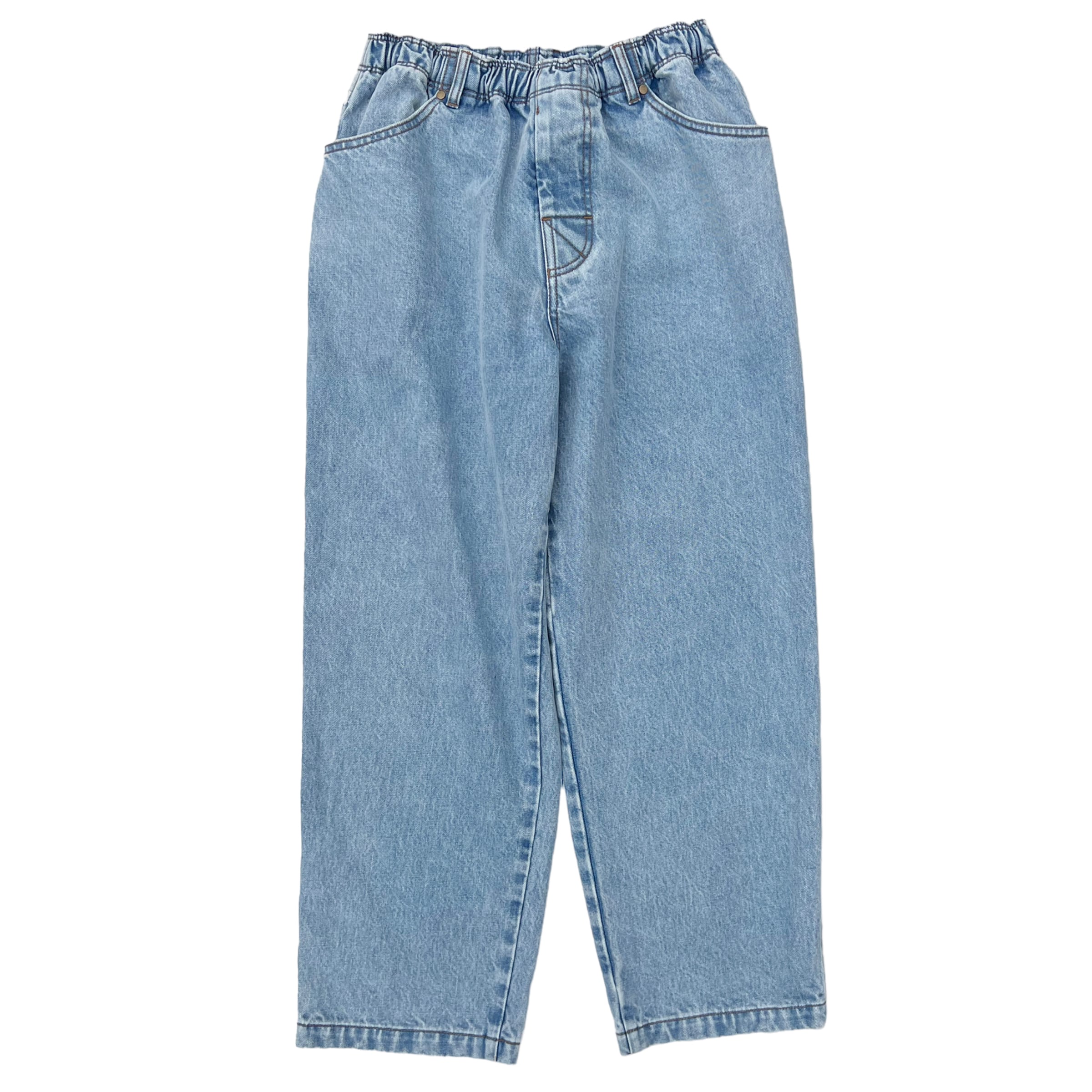 comfortable reason デニム スラックス グレーバイウォッシュ