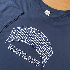 【GILDAN】エディンバラ Edinburgh Scotland スコットランド Tシャツ 都市名 アーチロゴ 2XL ビッグサイズ US古着