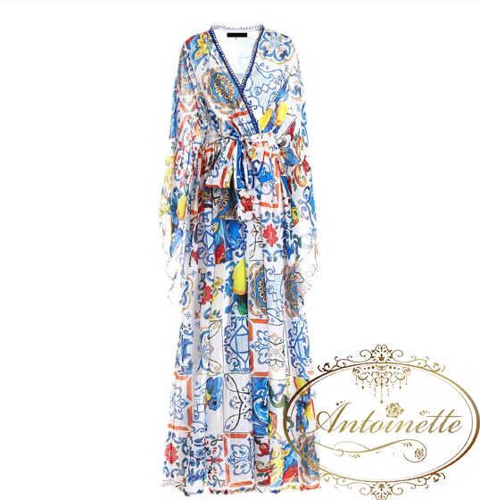 カラフル ワンピース レディース リゾート 総柄 海沿い Ladies One Piece Longskirt Summer Antoinette カラフル ワンピース レディース リゾート 総柄 海沿い Ladies One Piece Longskirt Summer Antoinette