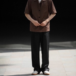 ストリートきれいめドレープパンツ　0697