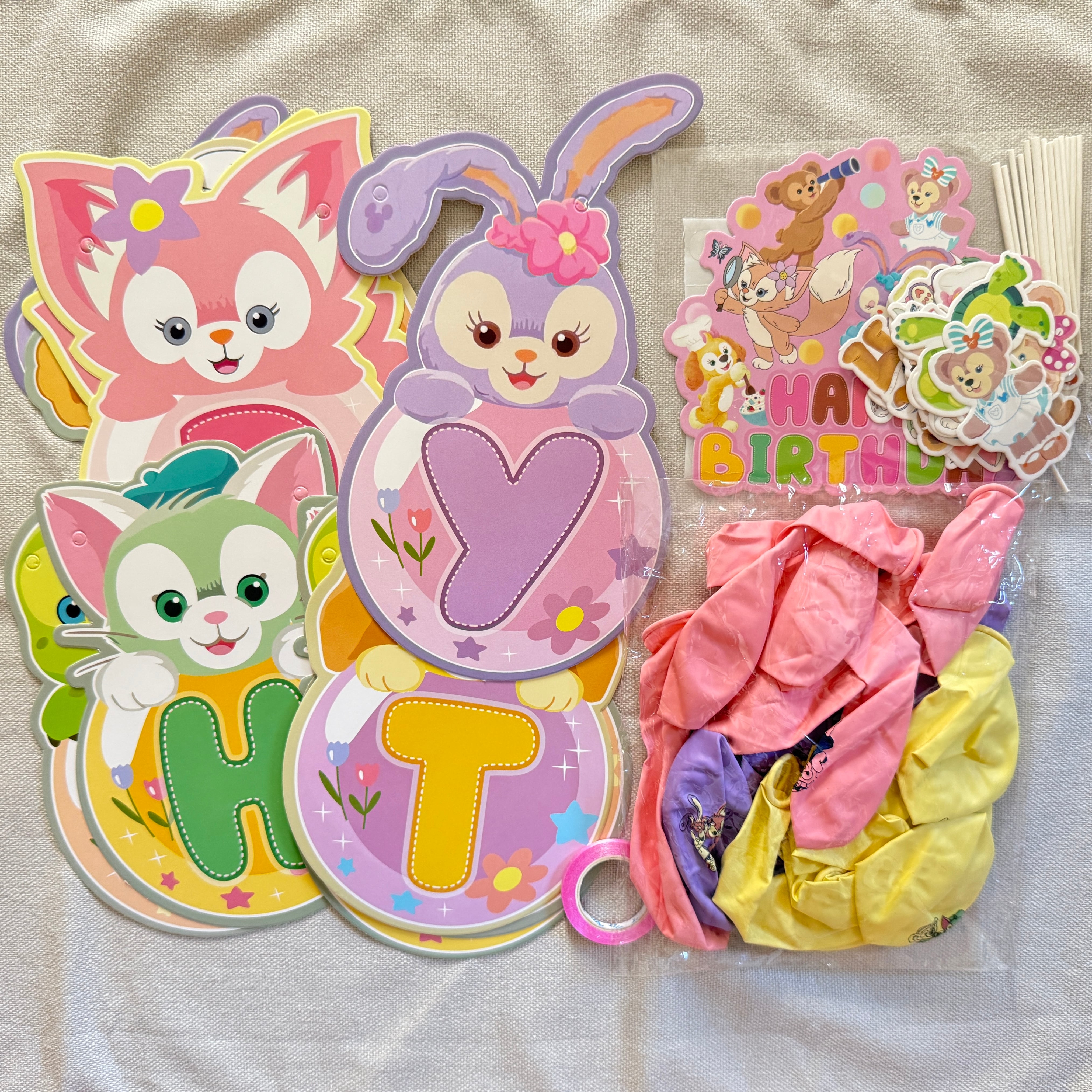 超豪華 ダッフィー&フレンズ 風船 バルーン 飾り付け パーティー 子供