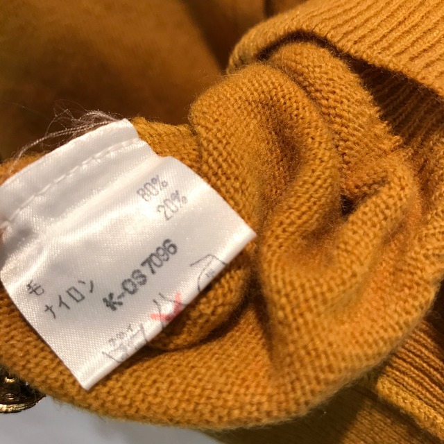 Pierrecardin/cardigan/Knit/yellow/ピエールカルダン/ニット 