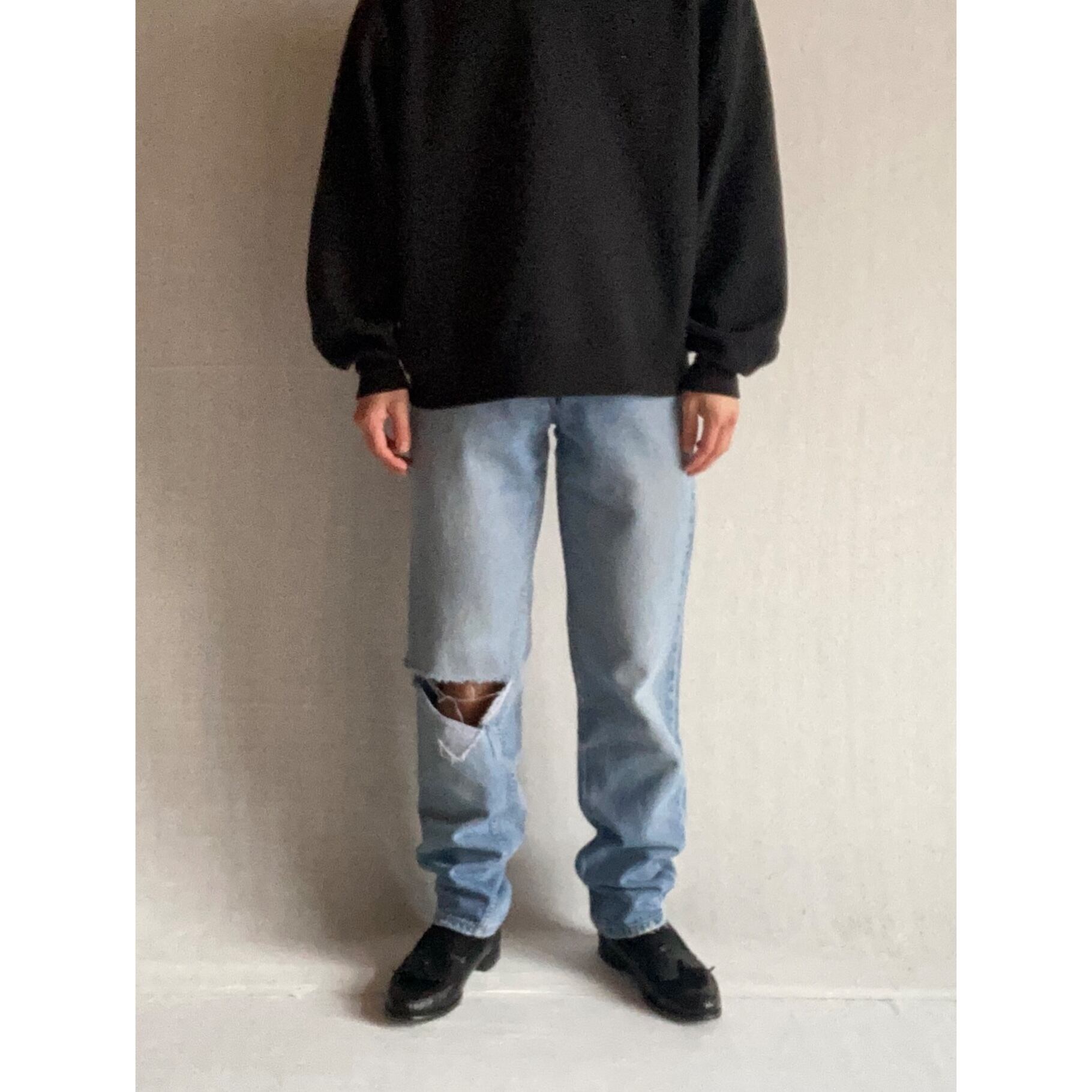 00s Levis505 Damaged denim W32 L34 | used & vintage WATARU