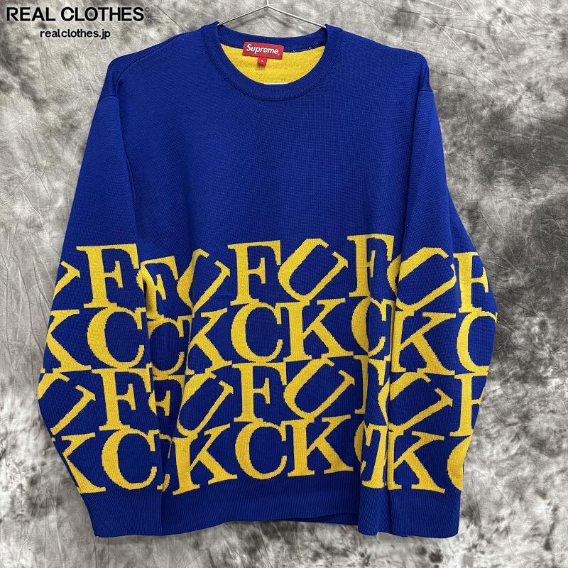 Supreme/シュプリーム【20AW】Fuck Sweater/ファック セーター/L 