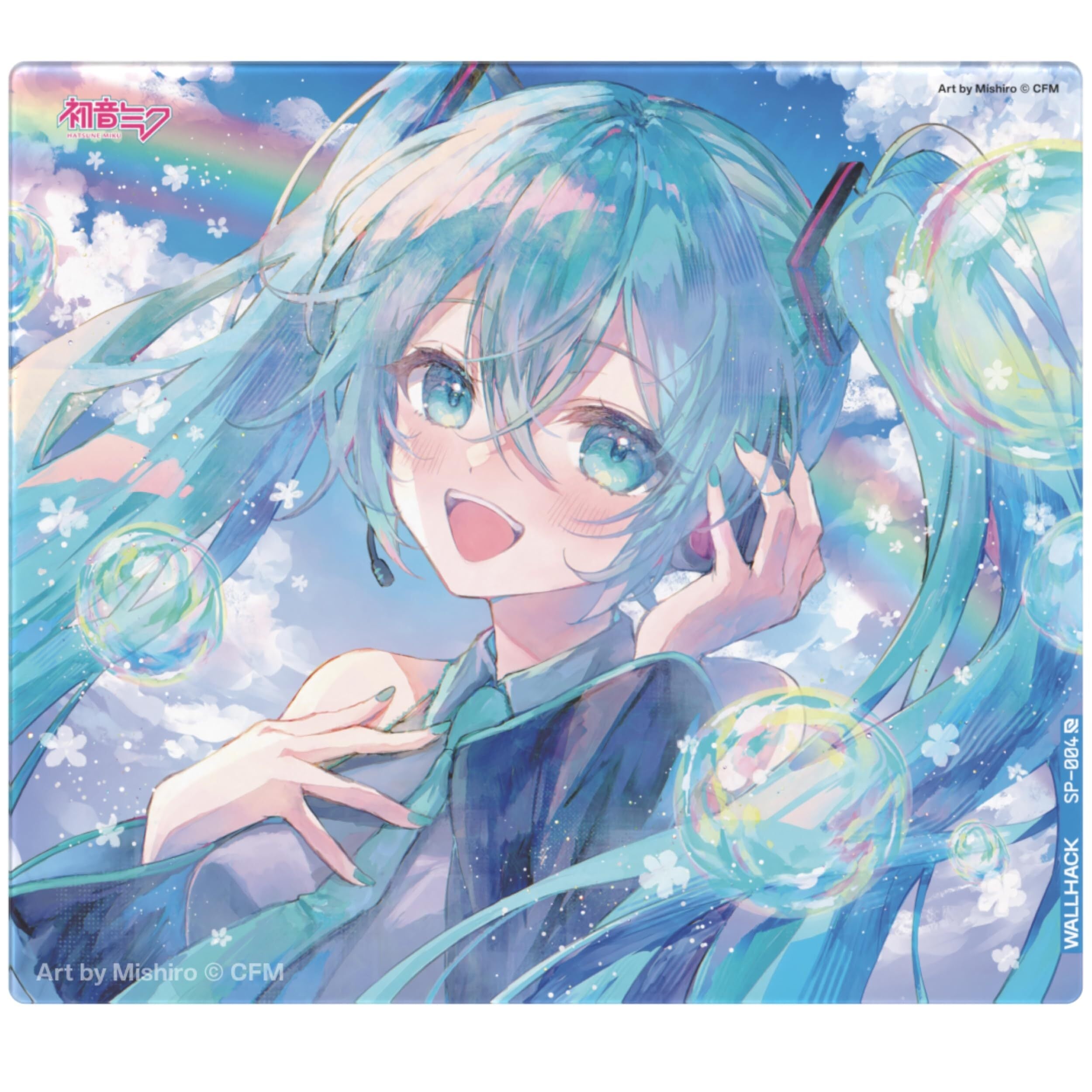 WALLHACK SP-004初音ミク ガラスマウスパッド 49x43cm ASCII.jp：即