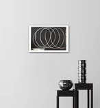 絵画/アートパネル/インテリア/モダン/北欧/おしゃれ/モノトーン　アートパネル 2枚セット (お取り寄せ商品)