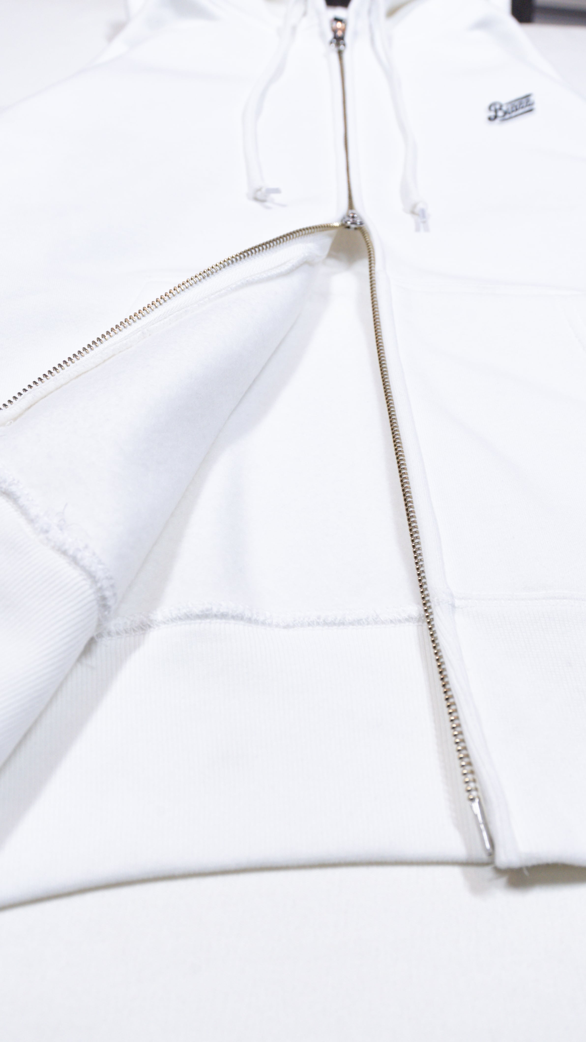 Fu-ji Blazz Zipup Hoodie [White] | blazz works
