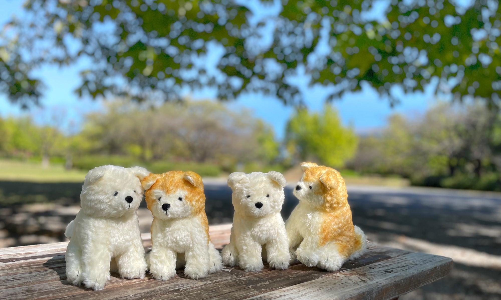 芸術の秋♡可愛いわんこちゃん 芸術の秋♡可愛いわんこちゃん ぬいぐるみタイプコミュニケーション