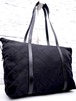 美品◆PRADA プラダ A4対応 ビジネス可 ダイヤルカデナ キルティング ナイロンxレザー トート バッグ 黒◆ 使い勝手抜群のミニボストン型♪