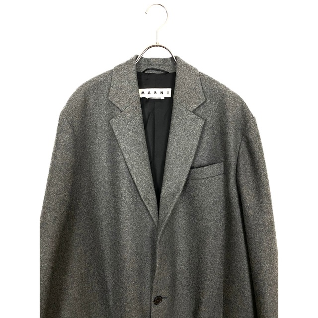 MARNI チェスターコート ハンガー付き 絡まり