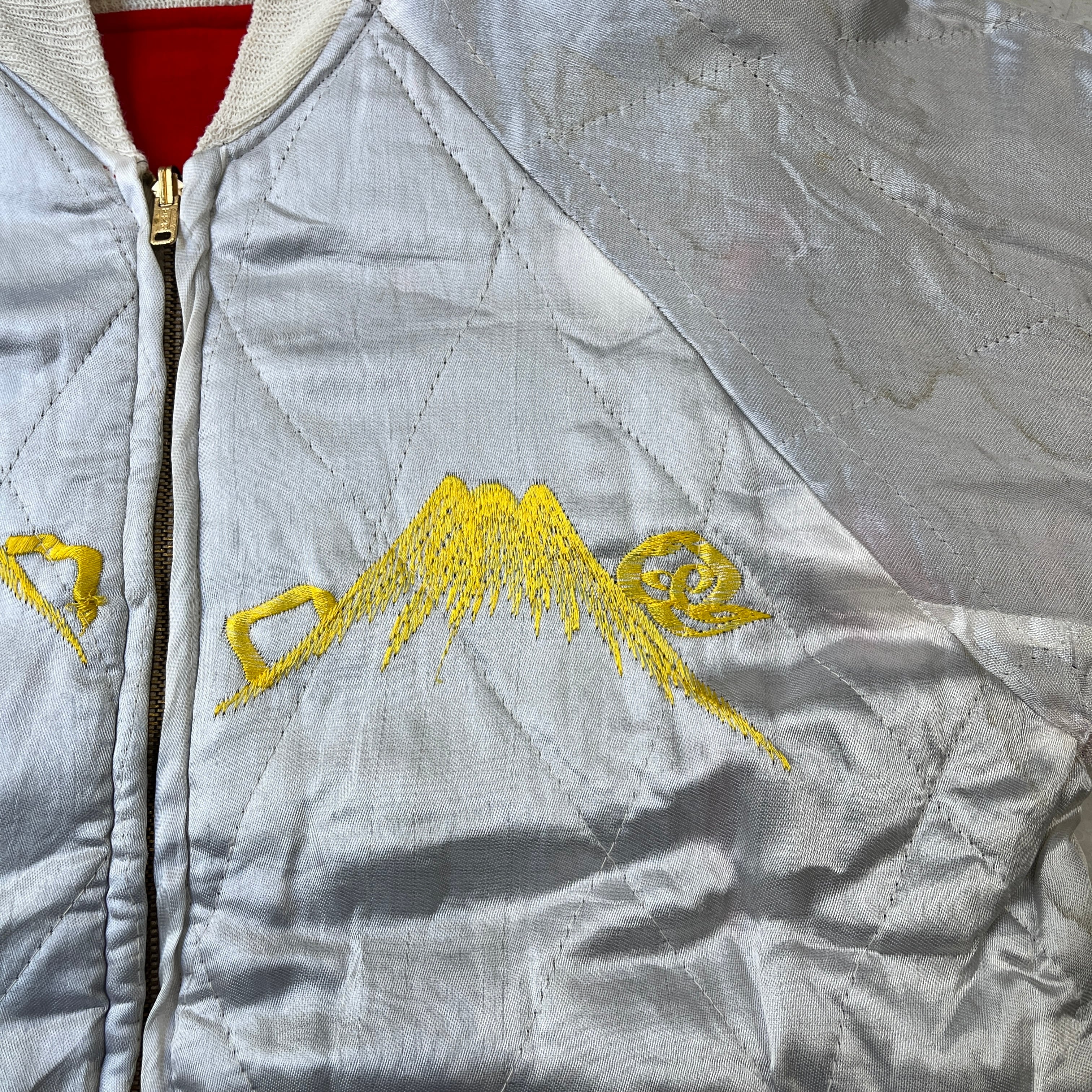 50s Japan Souvenir Jacket 50年代 スカジャン 別珍 ベロア 赤 50s Japan Souvenir Jacket 50年代 スカジャン 別珍 ベロア 赤