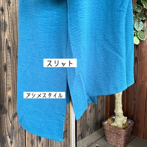 シンプルアシメロングシャツ