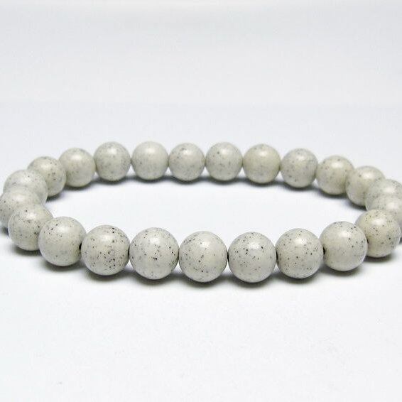 北投石 ブレスレット 9mm 一点物 メール便可 111-50319