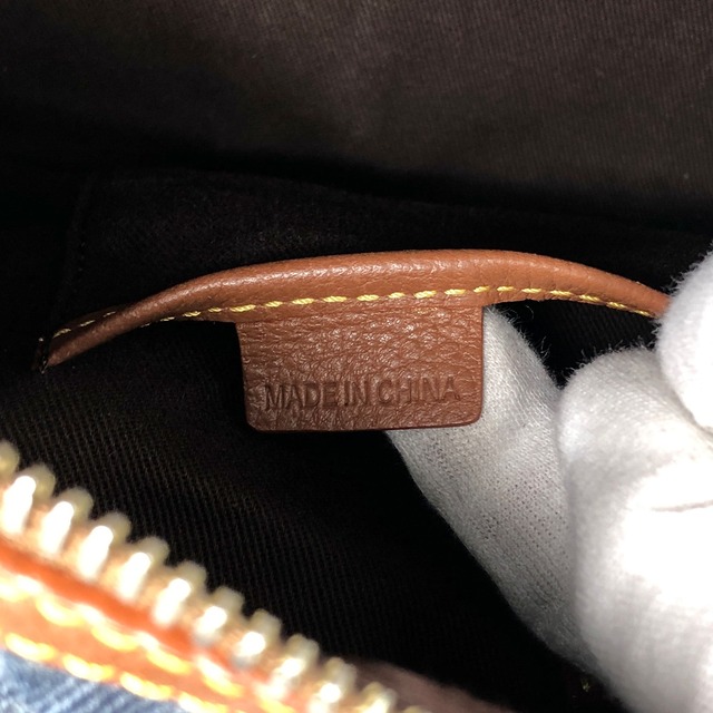 CELINE セリーヌ トートバッグ インディゴ ブラウン ブラゾン キャンバス vintage ヴィンテージ オールド 4fcwdf