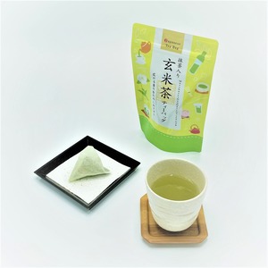 抹茶入り玄米茶 三角ティーバッグ　５ｇ×２０個入