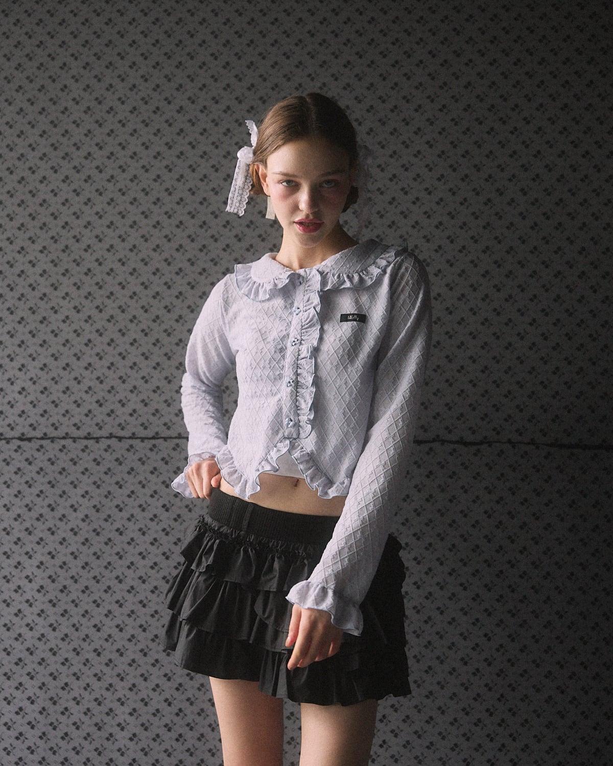フリルシャツミニスカート | lilLilly official webstore
