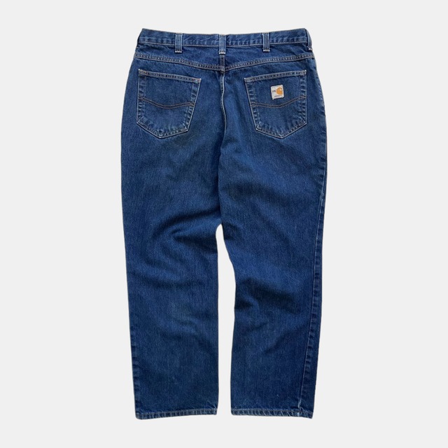 USED 00's Carhartt FR denim pants (36x30) - indigo