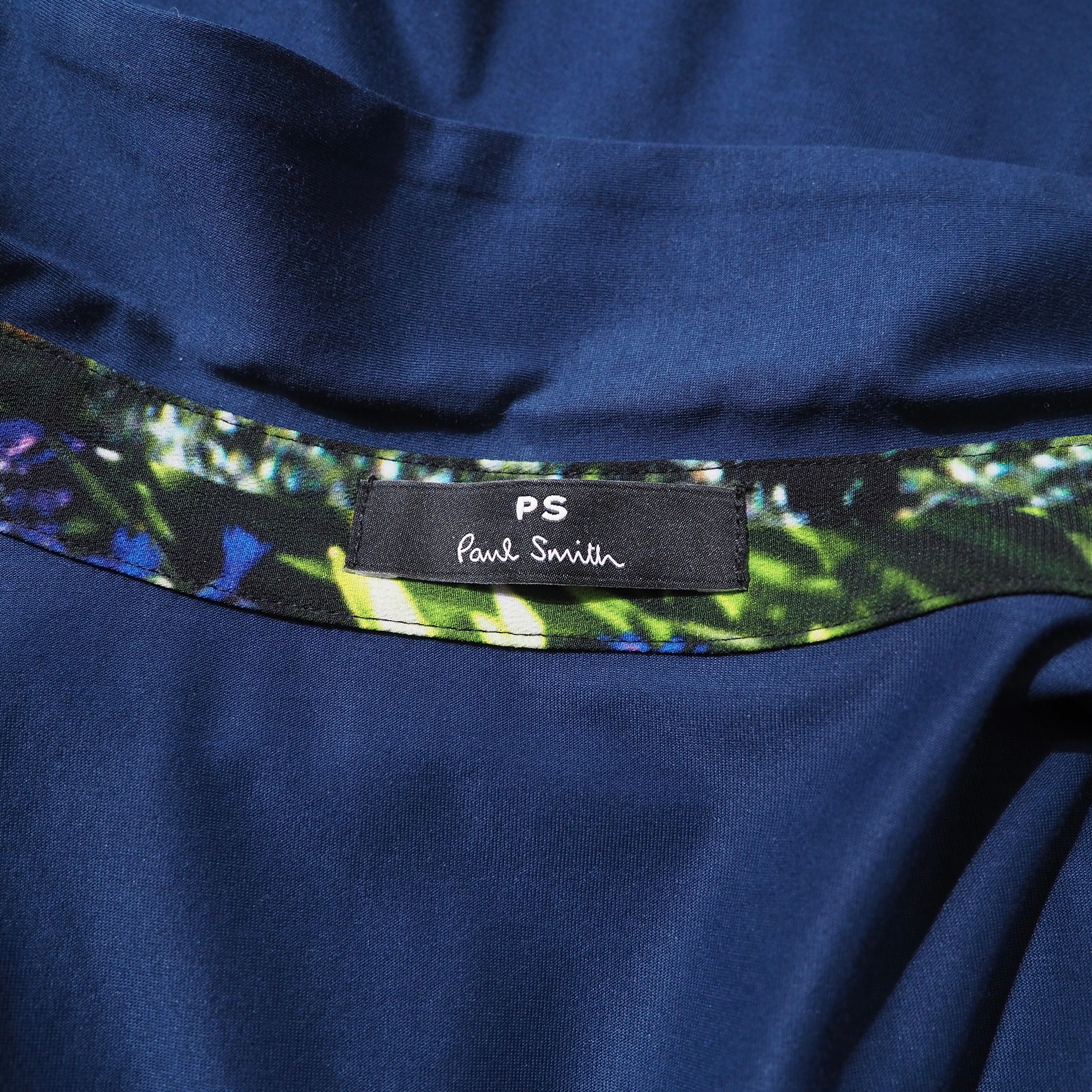 " Paul Smith " Beautiful Midnight Blue color Balloon Silhouette shirt