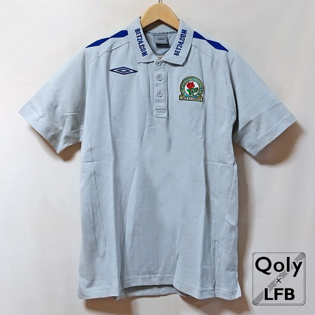 ブラックバーン ローヴァーズ 08 09 Umbro 半袖ポロシャツ ライトグレー インポートl Qoly Lfb Vintage ブラックバーン ローヴァーズ 08 09 Umbro 半袖ポロシャツ ライトグレー インポートl Qoly Lfb Vintage