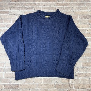 LL BEAN ROLLNECK SWEATER 1990'S OLD