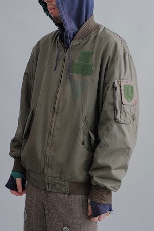 1980s Italian army gore-tex flight jacket