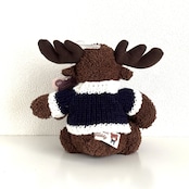【NORDIC SOUVENIR】ムースぬいぐるみ13cm・スウェーデンロゴセーター