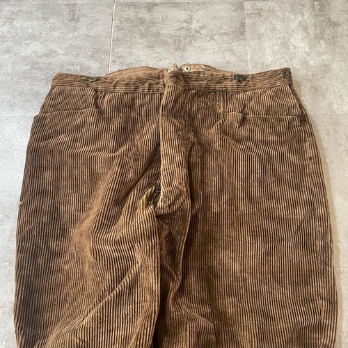 30-40s Falzar ジョッパーズ コーデュロイ ブラウン パンツ W39 詳細写真4