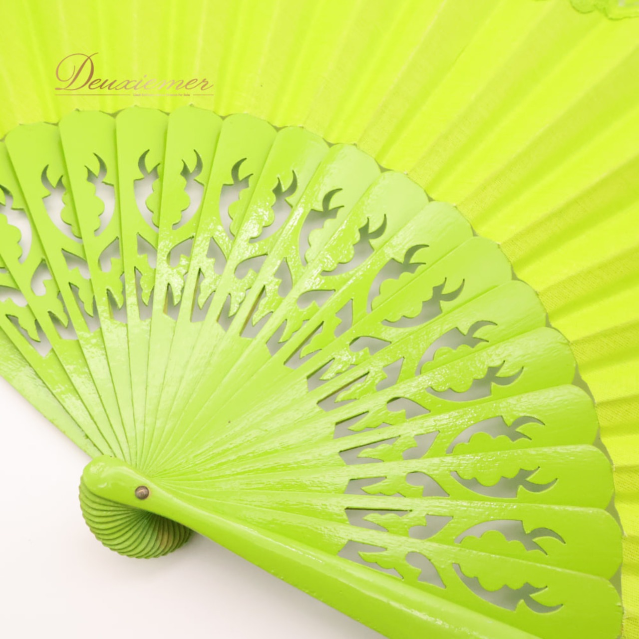 フラメンコ 小物 Abanico Español 33.5cm アバニコ グリーン系 レース 扇子 せんす 緑 柄 模様 小道具 ダンス小物 華やか 練習 レッスン 舞台 発表会 イベント ダンス ステージ フラメンコ小物 明るい 鮮やか 爽やか おしゃれ