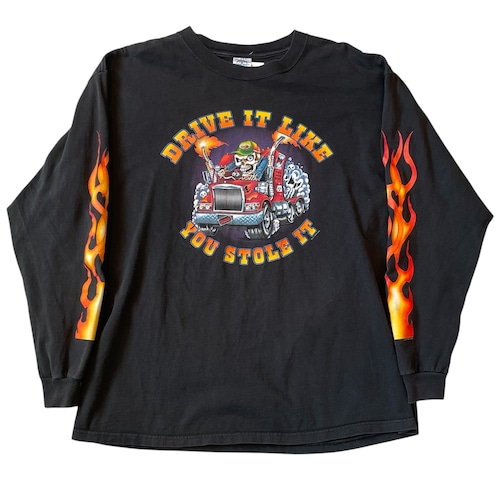 2004s Unknown "Flame pattern" L/S T-shirt